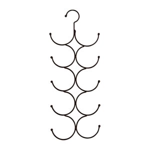 Magideal - Colgador De Bufanda, Accesorios De Armario, Organizador De Chal, Ahorro De Espacio, Colgador De Cinturón De Almacenamiento Colgante De Múltiples Capas Negro