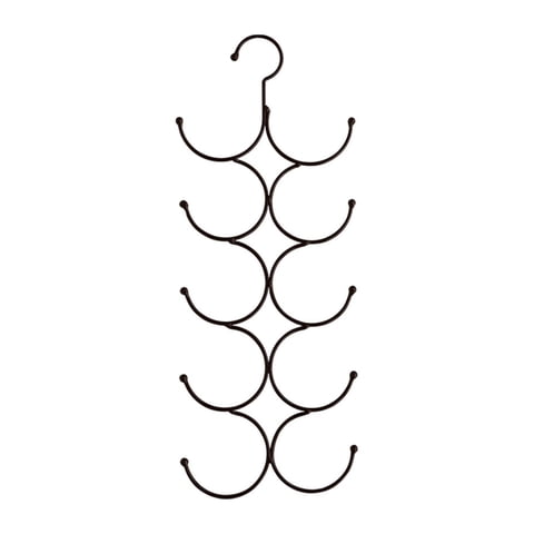 Magideal - Colgador De Bufanda, Accesorios De Armario, Organizador De Chal, Ahorro De Espacio, Colgador De Cinturón De Almacenamiento Colgante De Múltiples Capas Negro