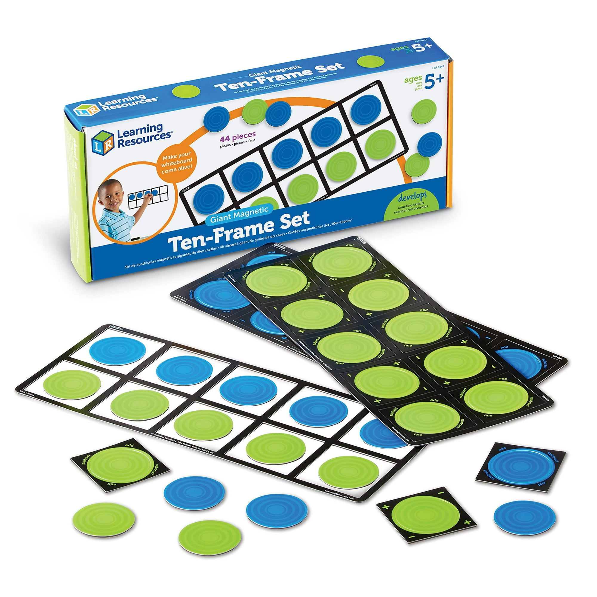 Juego De 10 Marcos Magnéticos Learning Resources Juego Gigante De 4