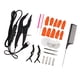 thumbnail image 1 of Extensiones de cabello de salón de hierro de hierro conector de pelo clips de peine protectores de cuero cabelludo herramientas, 1 of 3
