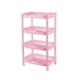 thumbnail image 1 of Rack Organizador Estante Multiuso 4 Niveles Plástico Rosado, 1 of 3