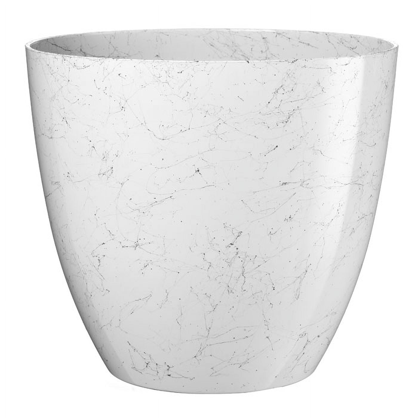 Bric - Macetero Redondo Diseño Marmol