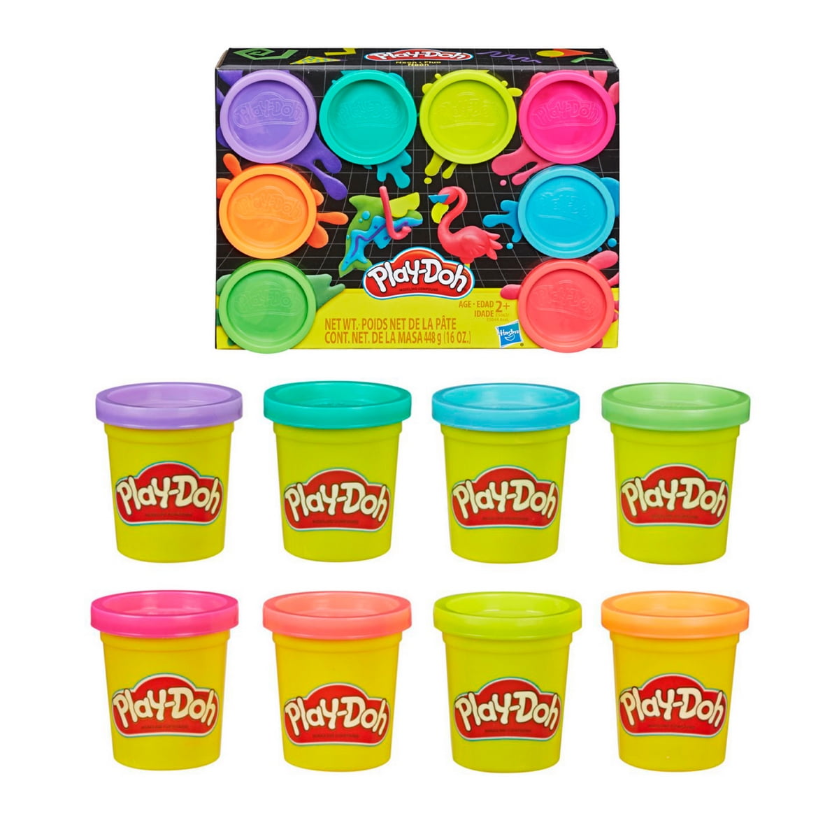 Play Doh - Play-doh 8 Pack Hasbro - Neon