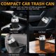 thumbnail image 4 of Cubo de basura para coche OUDEW a prueba de fugas, color plata, incluye 15 bolsas, 4 of 8