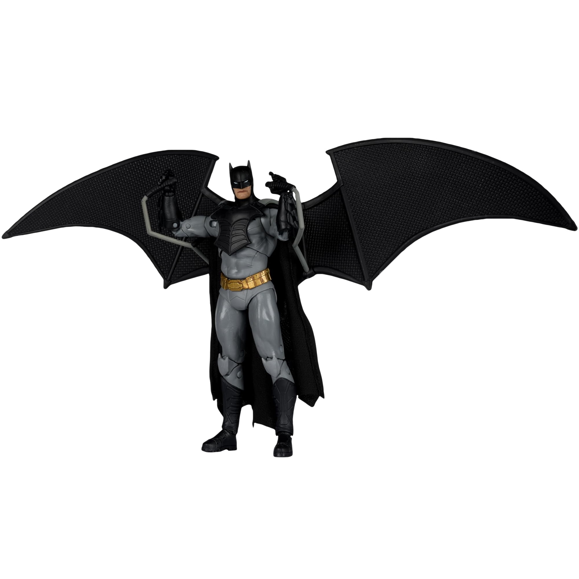 Figura De Acción Mcfarlane Toys Dc Multiverse Batman Con Bat-glider La Decimotercera Hora Gold Label 7in