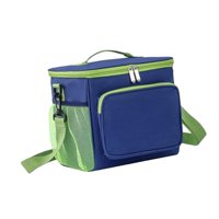 Bothyi - Bolsa Más Fresca Aislada Con Correa Ajustable Bolsa Térmica Reutilizable Para Alimentos Azul