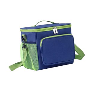 Bothyi - Bolsa Más Fresca Aislada Con Correa Ajustable Bolsa Térmica Reutilizable Para Alimentos Azul