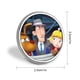 thumbnail image 2 of Inspector Gadget-Theme Round Button Badge: Premium Metal Construction, Ideal for High-End Events 2.8 cm, 2 of 6