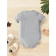 thumbnail image 5 of Baby Boys Casual "MAMA'S BOY" Romper, Short Sleeve Crew Neck Bodysuit For Summer, 5 of 5