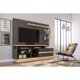 thumbnail image 2 of Estante Home Vicente Titanio Carvalho, 2 of 4