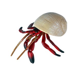 Magideal - Figura De Animal Ermitaño De Simulación, Mano De Animal Marino, Juguetes De Plástico, Figuras Decorativas, Modelo De Vida, Regalo Para El Hogar, Niños Beige