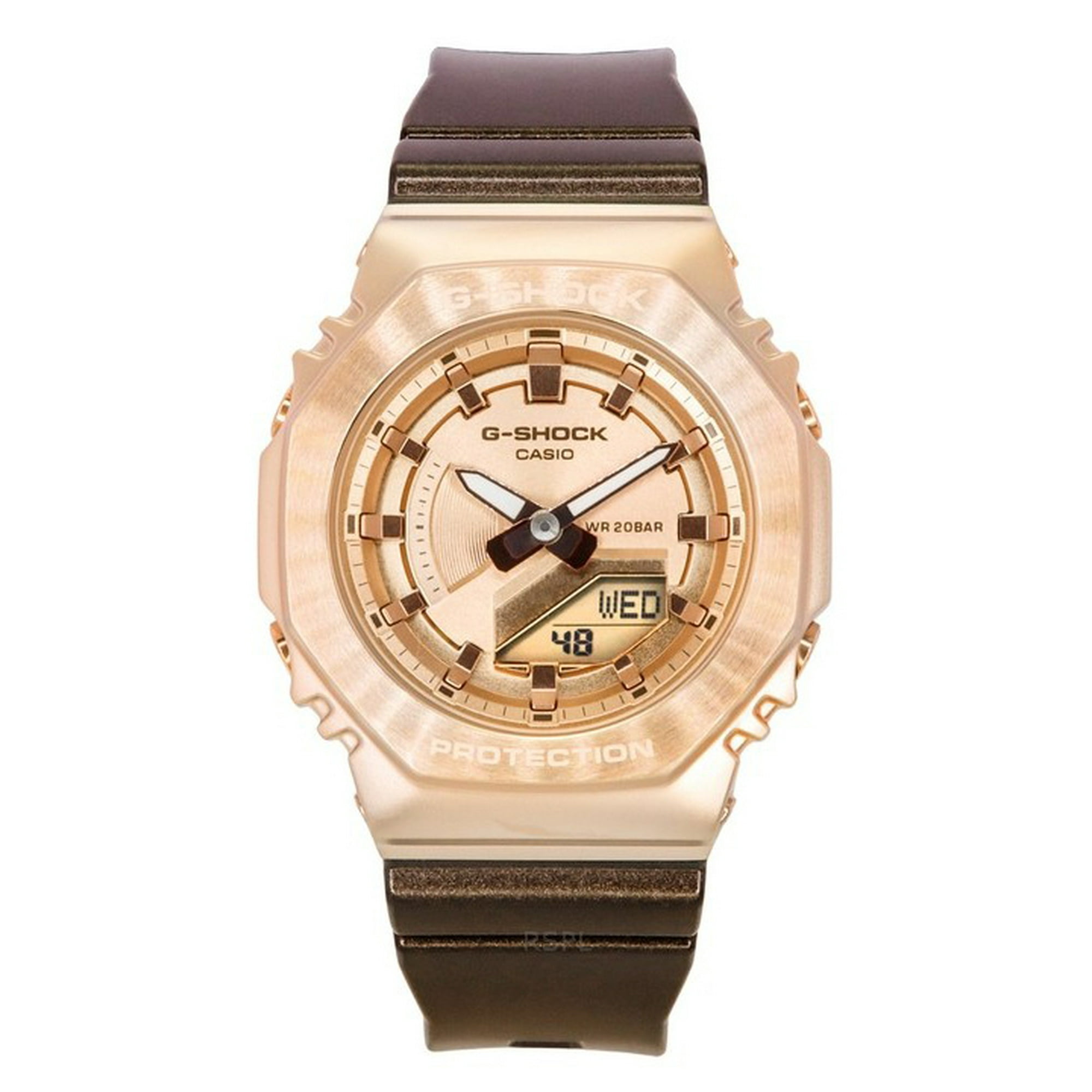 Reloj Casio G-shock Analog Digital Bio-based Resin Strap Rose Gold Dial Quartz Gm-s2100cb-5a 200m Women's Watch