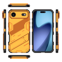Funda Gangxun Antigolpes Para Iphone 17 Air Con Soporte Invisible, Antihuellas Y Protección Completa