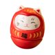 thumbnail image 5 of Porcelana Fortuna Cat Daruma Tumbler Craft Housewarming Regalo 1.4x1.4x1.5 Pulgadas Rojo, 5 of 5