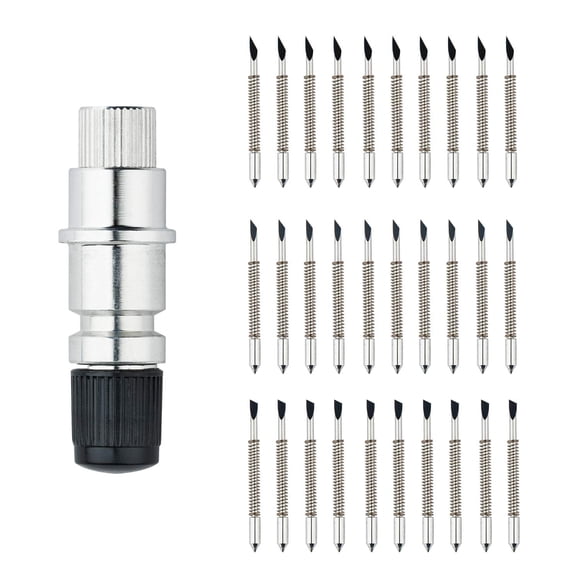 Portacuchillas THANMAO +30 cuchillas (30/45/60°) para plotter