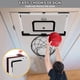 thumbnail image 3 of Canasta de baloncesto HYES, 24 x 16 cm, grande, para interiores, con tablero, 3 of 8