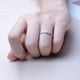 thumbnail image 4 of Elegant Silver Rhinestone Star Ring for Boyfriend - Stylish and Durable Ring for Him, 4 of 4