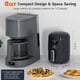 thumbnail image 3 of Air Fryer Kitchen Elite Digital 7 en 1 compacta de 2 litros, color gris, 3 of 7