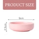 thumbnail image 3 of Plato de porcelana multiusos, estilo simple, diseño elegante de un solo color, para acompañar condimentos y salsa de soja (juego de 6), color rosa, 3 of 5