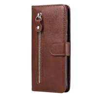 Gangxun - Funda Con Cremallera Para Samsung Galaxy A71 4G, Carcasa Cartera De Cuero Pu Con Soporte Y Tarjetero