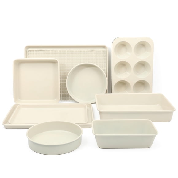 Juego de 10 moldes para hornear de Martha Stewart Gallen de Bakeware