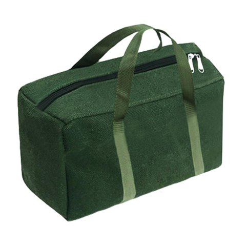 Magideal - Bolsa De Almacenamiento De Herramientas De Lona, Bolso Con Cremallera, Bolsa De Herramientas Portátil, Boca Ancha, Versátil Para Mantenimiento De Vehí 50X30X25Cm