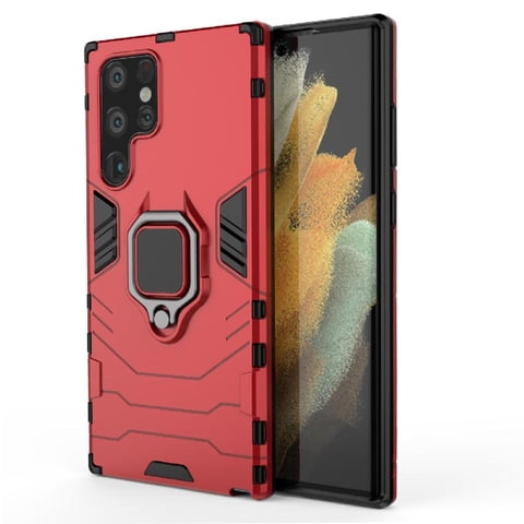 Foxdock Funda Antigolpes Para Samsung Galaxy S22 Ultra 5G – Protección Total Con Soporte Y Diseño Robusto