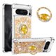 thumbnail image 1 of Funda Para Google Pixel 8 Pro Con Brillo Líquido, Protección Completa Y Soporte De Anillo Giratorio, 1 of 4
