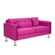thumbnail image 2 of Sofa New Retro 3c Felpa 12 Fucsia, 2 of 6
