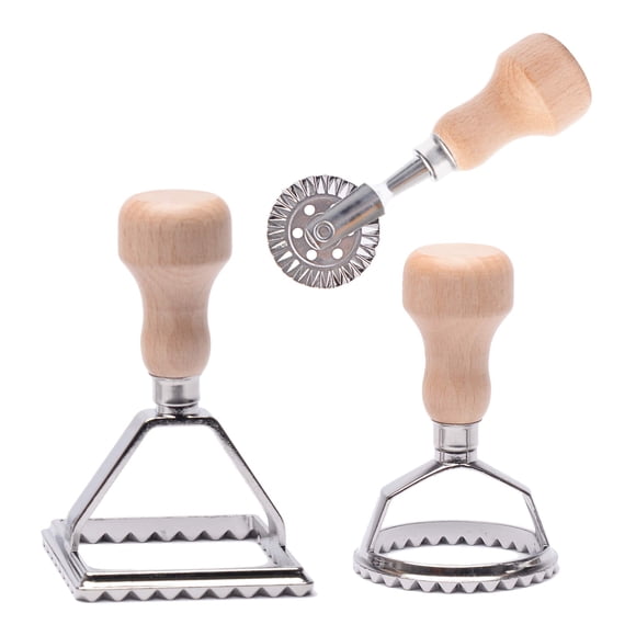 Cortador de estampillas para ravioles con ruedas enrollables MASTER FENG