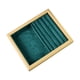 thumbnail image 5 of Bandeja De Exhibición De Joyería Elegante Soporte De Joyería Para Anillos Joyería Corporal Collares Verde Oscuro, 5 of 5