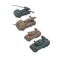 Bothyi - 4 Maquetas De Vehículos A Escala 1:144 Para Adultos, Juguetes Educativos