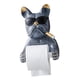 thumbnail image 3 of Portarrollos De Papel Higiénico Figura De Perro Portarrollos De Papel Para Decoración De Baño Gris, 3 of 3