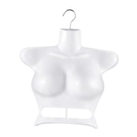 Magideal - Maniquí De Torso Colgante, Percha De Maniquí Femenino, Exhibición De Medio Cuerpo, Perchero Para Ropa, Maniquí Para Mercado, Centros Comerciales Blanco
