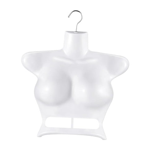 Magideal - Maniquí De Torso Colgante, Percha De Maniquí Femenino, Exhibición De Medio Cuerpo, Perchero Para Ropa, Maniquí Para Mercado, Centros Comerciales Blanco