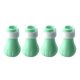 thumbnail image 2 of 4 Piezas Fundas De Uñas De Gato Botas De Gato Ajustables De Silicona Para Aseo De Baño Verde, 2 of 5