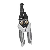 Magideal - Alicates Para Prensar Cables, Herramienta De Electricista, Tira De Cables Profesional De Acero Inoxidable Y Alicates Para Prensar Cables Multifunción