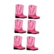 thumbnail image 4 of 6 Cajas De Flores Con Diseño De Botas De Vaquero Para Centro De Mesa De Interior, Color Rosa, 4 of 5
