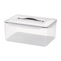 Bothyi - Caja De Almacenamiento De Alimentos Con Escurridor, Portátil, Sellada Para El Hogar, Gabinete Para Pan, 14,5 L