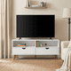thumbnail image 1 of Rack de TV hasta 50" Block Blanco - Estilo Escandinavo Moderno Be Design (120x50.8x40 cm), 1 of 6
