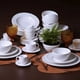thumbnail image 1 of JUEGO DE VAJILLA GRES BLANCO ROMA , 6 PERSONAS, 36 PZ, 1 of 9
