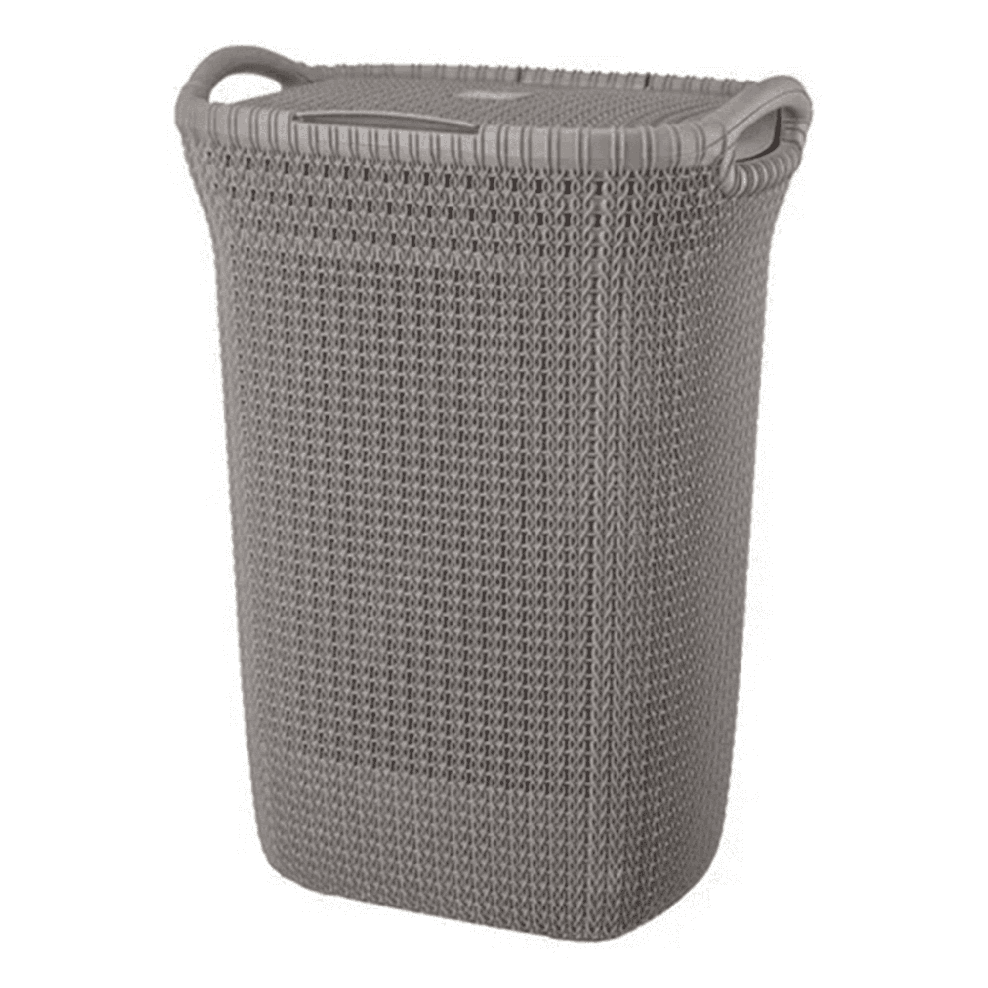 Genérico - Canasto Ropa Rectangular Khipu Plástico Color Gris