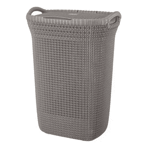 Genérico - Canasto Ropa Rectangular Khipu Plástico Color Gris