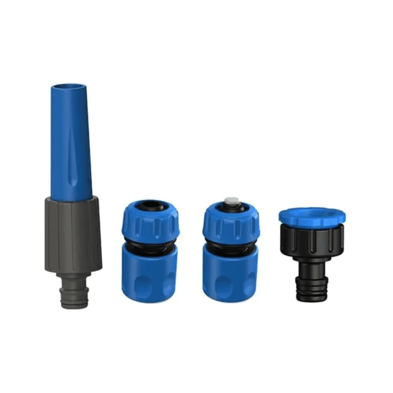 Fym - Kit Piton De Riego Para Manguera 1/2p A 3/4p