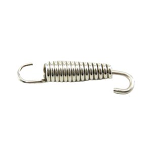 Magideal - Gancho De Resorte Para Tubo De Escape De Motocicleta, Accesorios Universales, Resistente, Profesional, Duradero, Acero Inoxidable 304 Para Motocicleta Cónico Plateado De 58 Mm