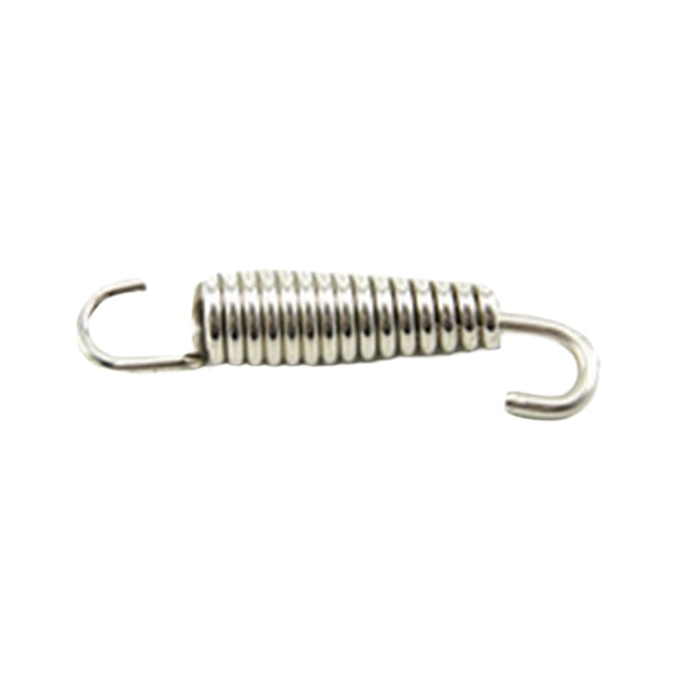 Gancho de resorte para tubo de escape de motocicleta, accesorios universales, resistente, profesional, duradero, acero inoxidable 304 para motocicleta cónico plateado de 58 mm