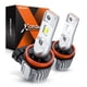 thumbnail image 1 of Bombilla LED antiniebla SEALIGHT H11 H8 H16 12000LM 6500K (paquete de 2), 1 of 7
