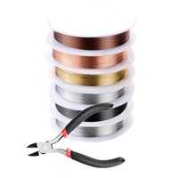 Bothyi - Alambre Artesanal De Cobre De 6X0,5 Mm Para Hacer Joyas, Alambre De Envoltura Floral Artístico