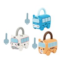 Magideal - Cerraduras Y Llaves Juguetes Para Autos Juguetes Montessori Juego De Juguetes Para Clasificar Regalos De Cumpleaños Aprendizaje Estilo A