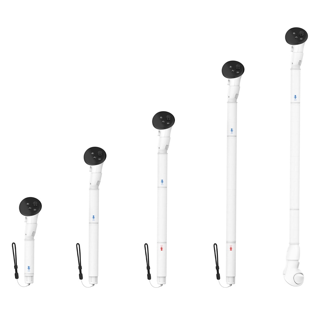 Genérico - Vr Controller Accessories, Vr Gorilla Tag Long Arms Grips For Meta Quest 3 Beat Saber Golf Club Baseball-blanco